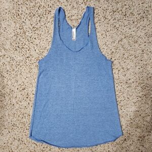 American Apparel Blue Racerback Tank Top – Small
